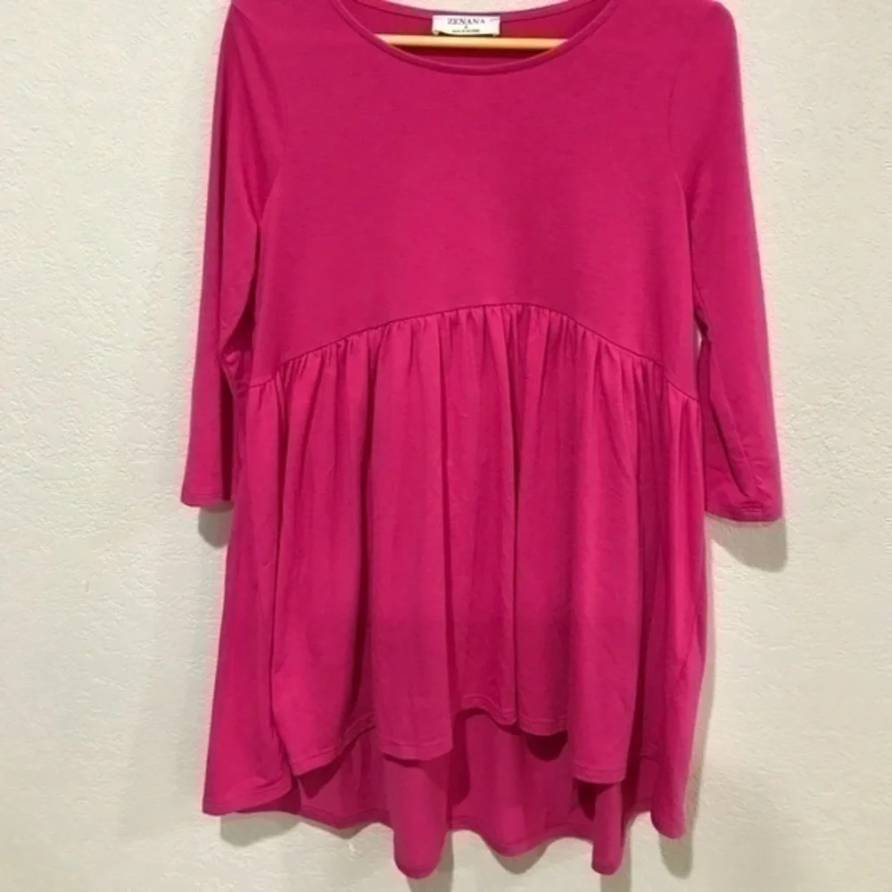 🌈Zenana pink top​